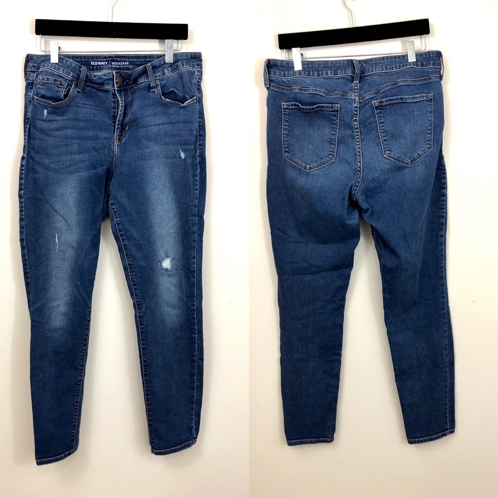 Old Navy Rock Star Mid-Rise Skinny Jeans Size 12
